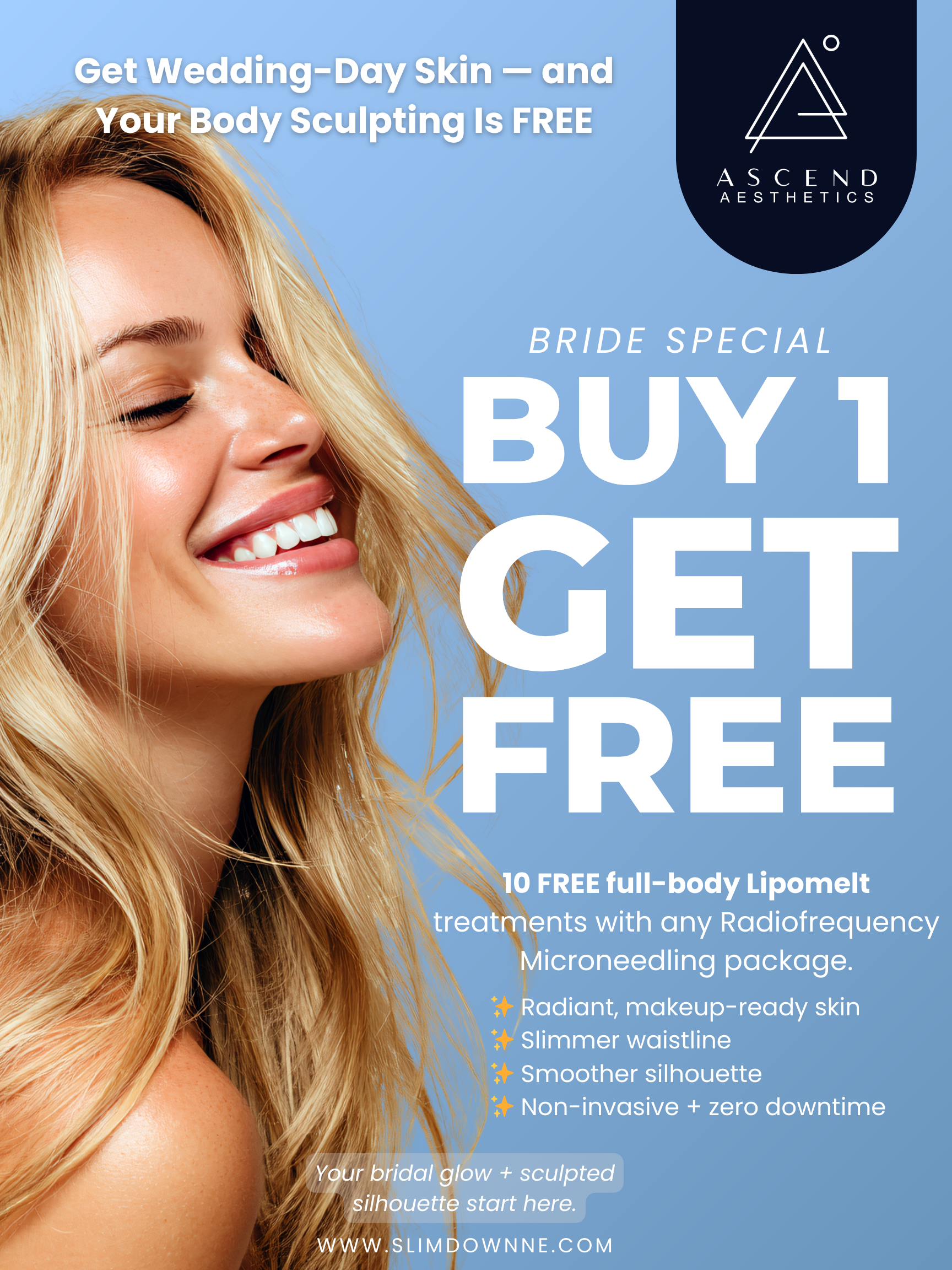 Bridal Show Exclusive: Buy RF Microneedling, Get Lipomelt FREE